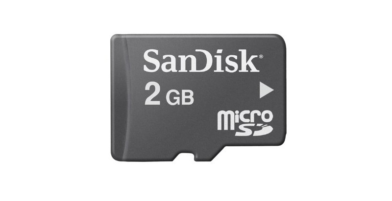 Sandisk 2GB microSD Card